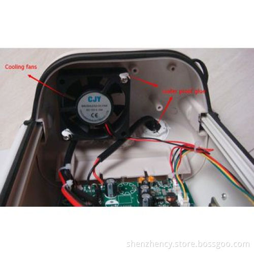 Waterproof high temperature high power IR camera housing for sale